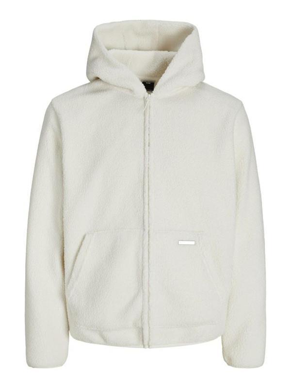 Jack Jones Grıd Fleece Polar Kapüşonlu Erkek Sweat 12282871 - Image 1