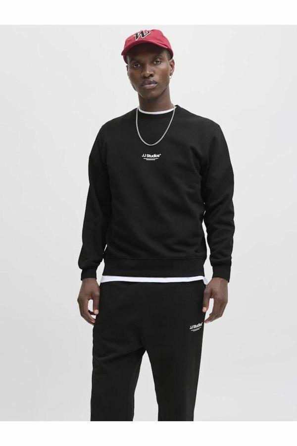 Jack Jones Soho Relax Fit Erkek Sweat 12278791 - Image 1