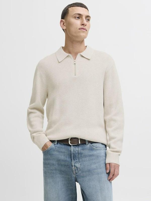 Jack Jones Blamılano Polo Yaka Relax Fit Erkek Kazak 12281743 - Image 1