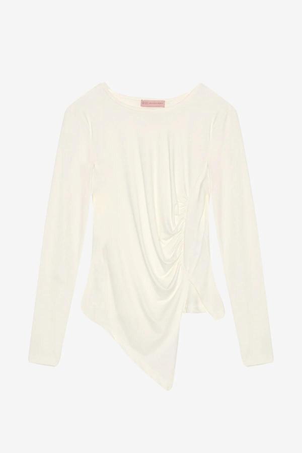 Quzu Asimetrik Bluz - Image 1