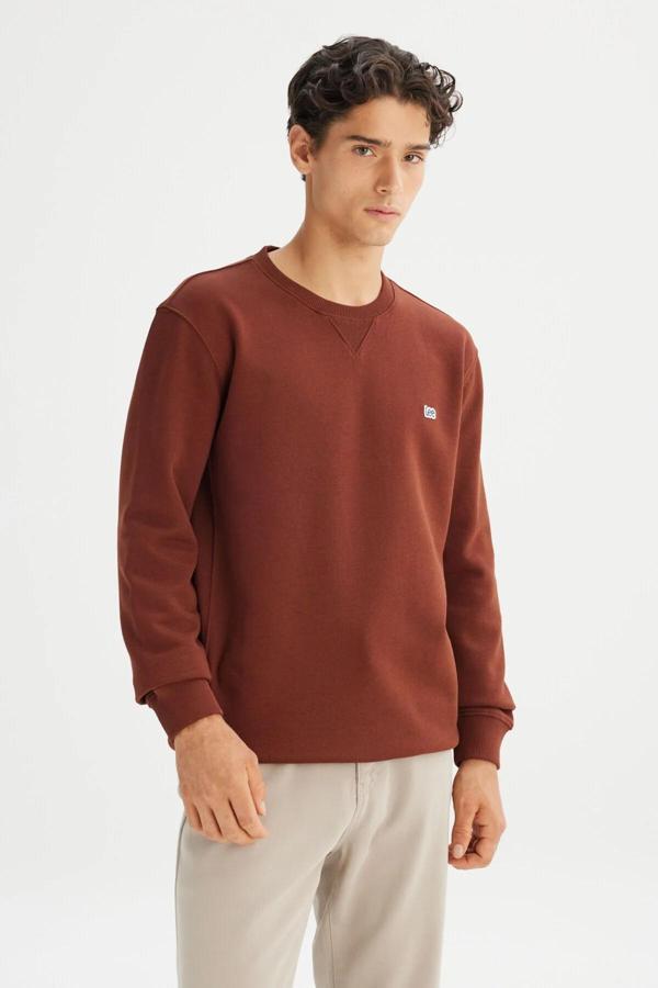 Lee Erkek Small Logo Sweatshirt L81IRY906 - Image 1