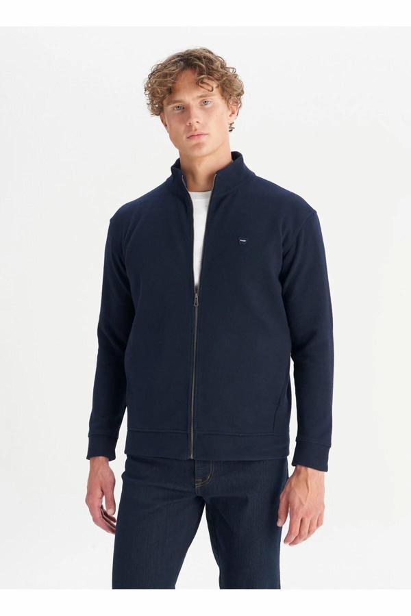 Wrangler Erkek Selanik Full Zip Sweatshirt W2520533410 - Image 1