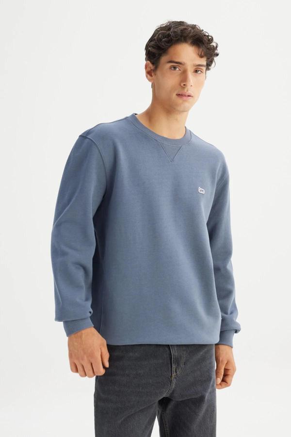 Lee Bisiklet Yaka Erkek Sweatshirt L81IRY315 - Image 1