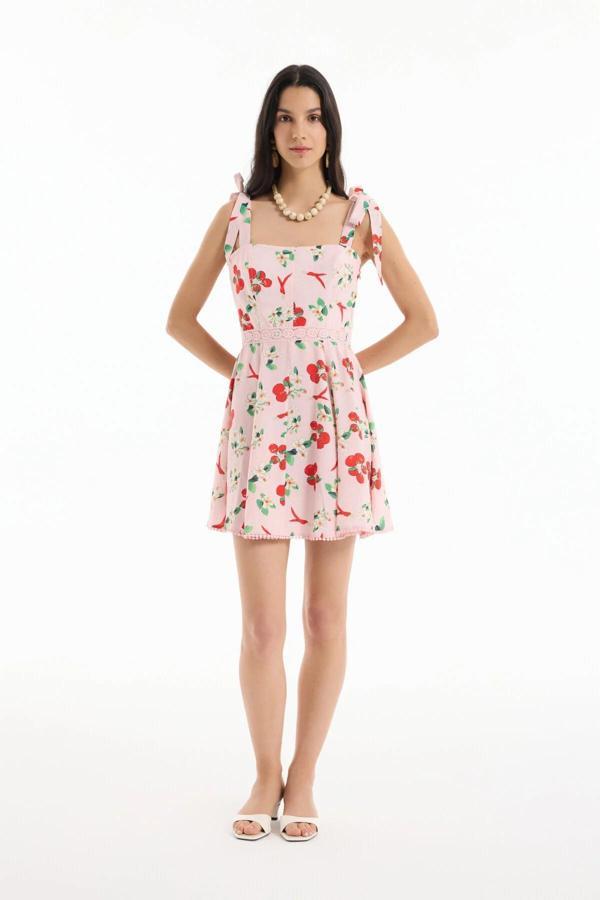 Quzu Şerit Detaylı Elbise 25YELB00408 - Image 1