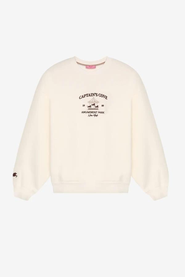 Quzu Nakış Detaylı Kadın Sweatshırt - Image 1