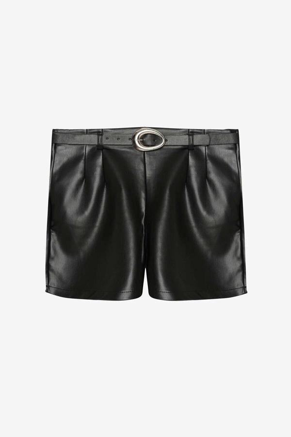 Quzu Kemer Detaylı Kadın Şort - Image 1