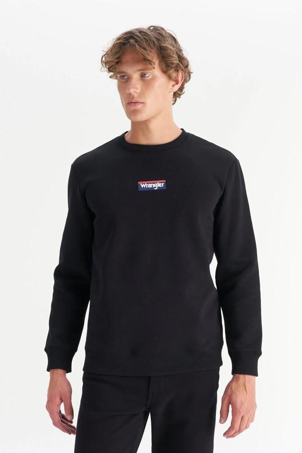 Wrangler Erkek Mid Logo Sweatshirt W2520133001 - Image 1
