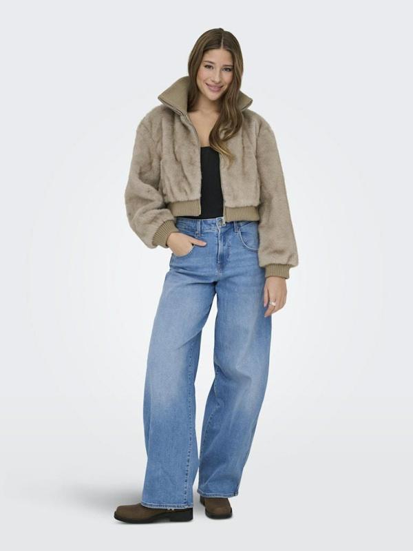 Only Wıckı Lıfe Fur Rıb Kadın Ceket 15349157 - Image 1