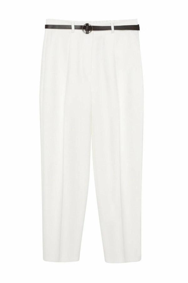 Quzu Kemerli Havuç Kadın Pantolon - Image 1