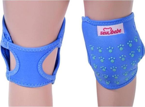 Sevi Bebe Boze Destekli Bebek Emekleme Dizliği Art-129 Mavi - Image 1