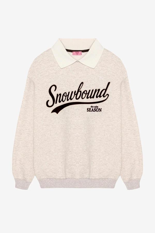 Quzu Baskı Detaylı Kadın Sweatshirt - Image 1