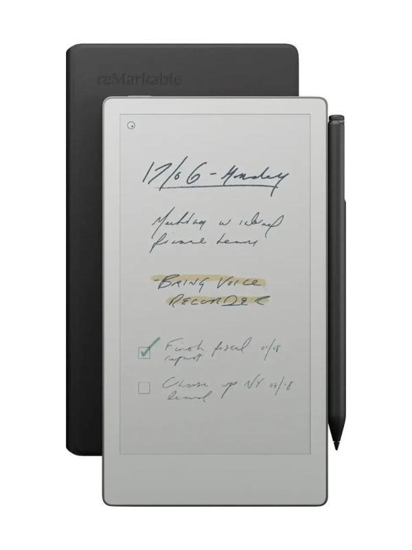reMarkable Paper Pro Move | Marker Plus | Premium Siyah Deri Kılıf - Image 1