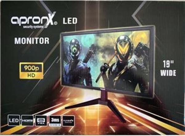 Apronx APX-NW19 900p 19" Led Vga+Hdmi Monitor - Image 1