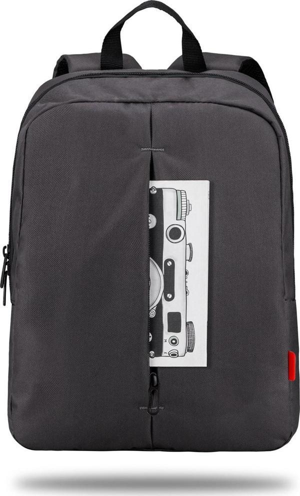 Classone PR-R174 Roma Serisi Su Geçirmez Kumaş 17"Laptop Sırt Çantası - Image 1