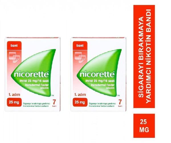 Nicorette 1.Adım 25 mg Nikotin Bandı  2 Lİ PAKET - Image 1