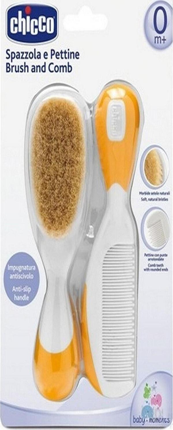 Chicco Fırca Ve Tarak Setı Turuncu 0 Ay+ - Image 1