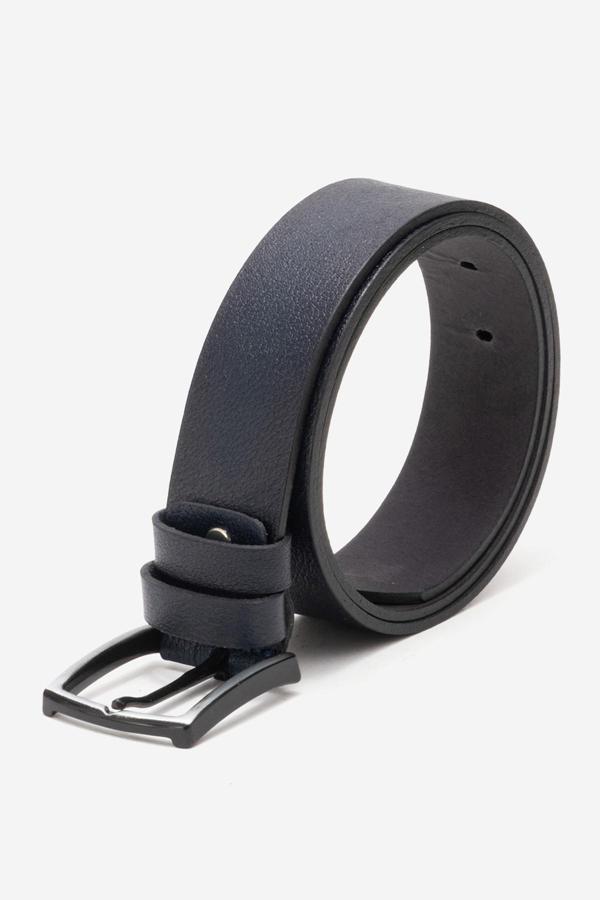 DERİCLUB Hakiki Deri 4cm Erkek Spor Kemer 513 LACİVERT - Image 1