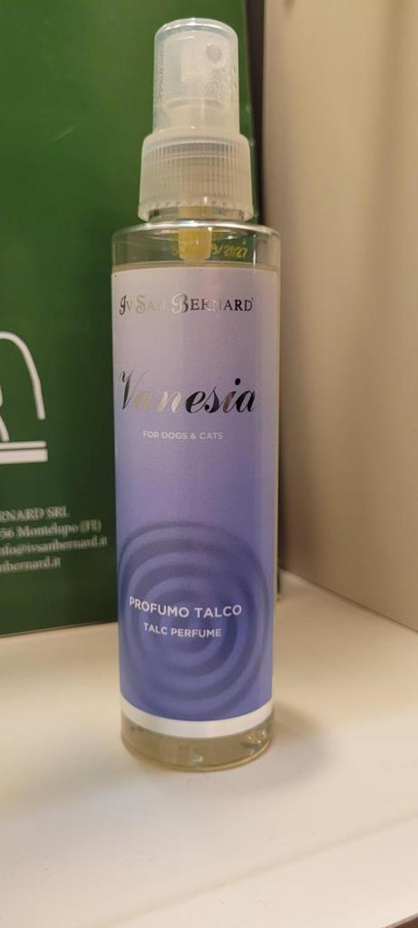 Iv San Bernard Vanesia Talc Perfume Kedi ve Köpekler İçin Talk Pudrası Kokulu Parfüm 150 ml - Image 1
