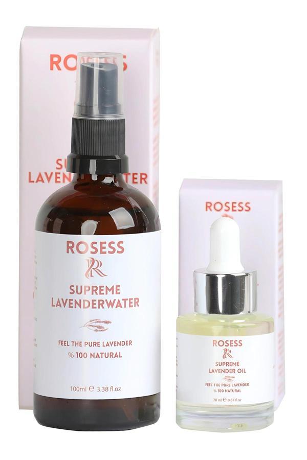 Rosess Doğal Lavanta Suyu 100Ml & Saf Lavanta Yağı 20Ml - Image 1