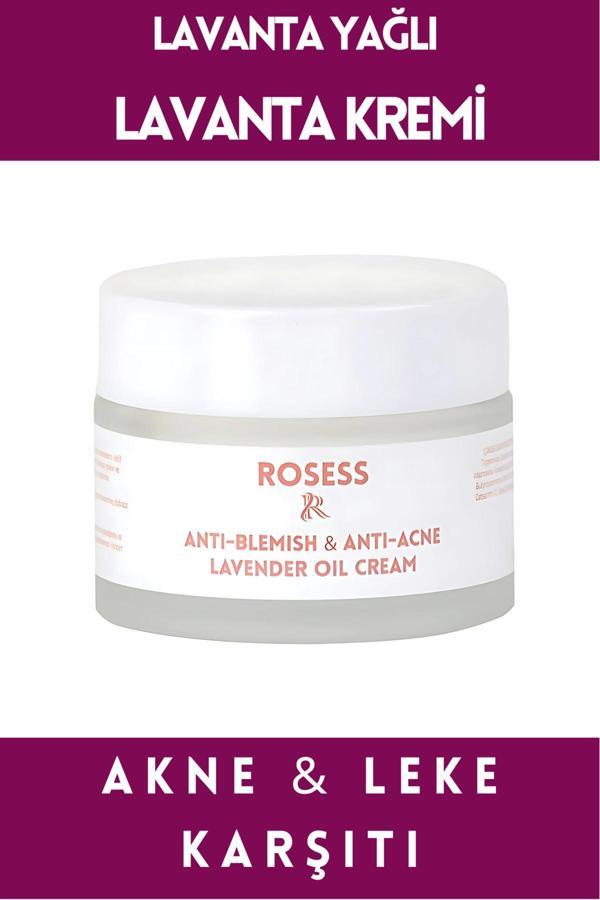 Rosess Lavanta Kremi Nemlendirici Ve Besleyici & Leke Karşıtı Cilt Tonu Eşitleyici 50Ml Lavanta Yağlı - Image 1