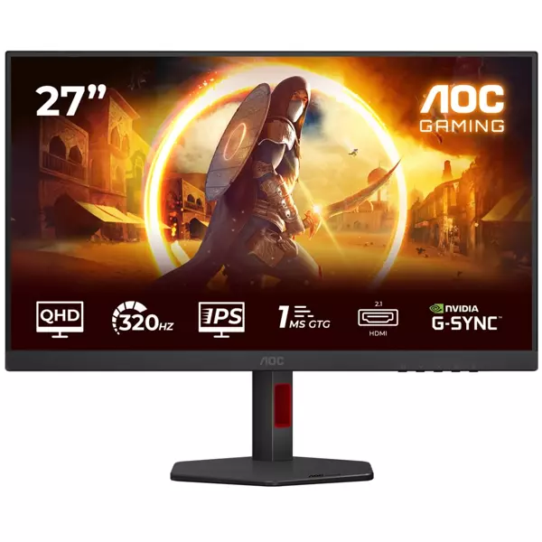 AOC Q27G4SRU 27″ 320Hz 1ms QHD Fast IPS Gaming Monitör - Image 1