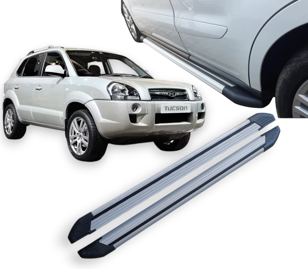 Hyundai Tucson 2004 2005 2006 2007 2008 2009 Yan Basamak Yan Koruma - Image 1