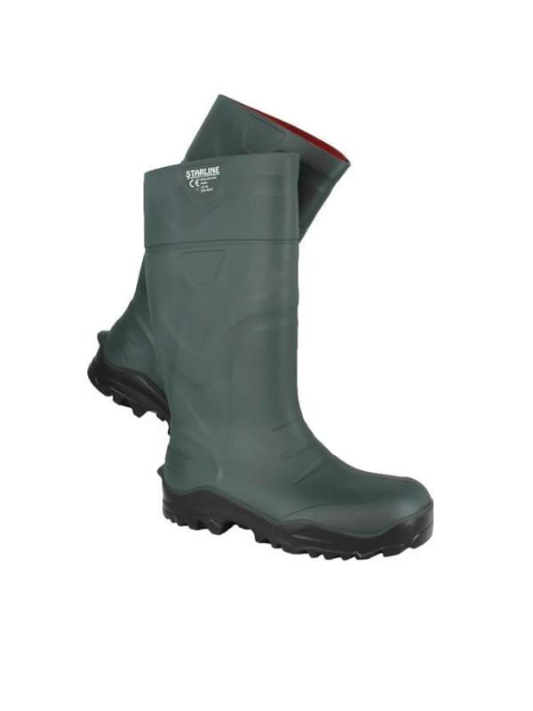 Starline Stl-9910-04 Poliüretan Yeşil Çizme 41 No - Image 1