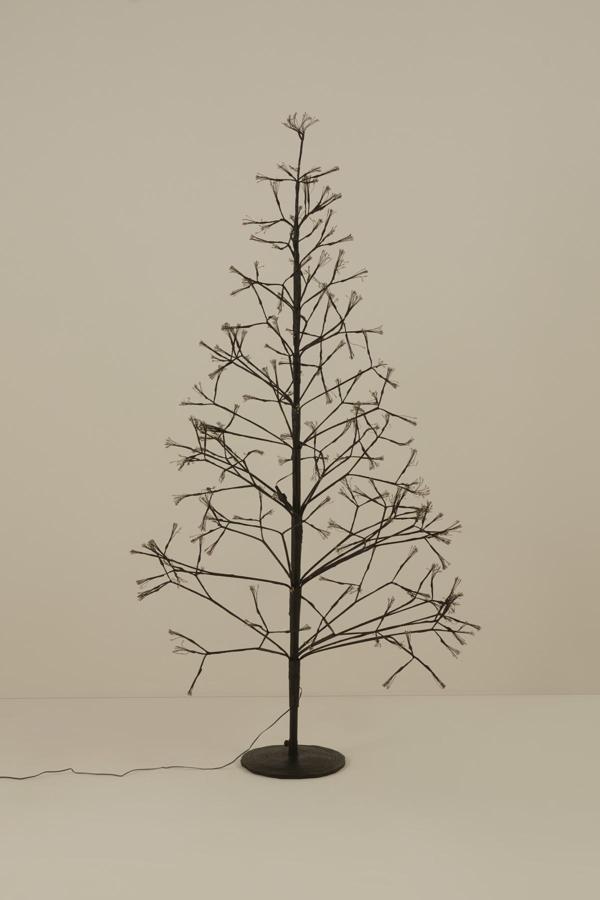 Karaca Home New Year Yılbaşı Shimmer Dekoratif Ledli Yılbaşı Ağacı Siyah 180 cm  - Image 1