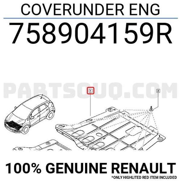 Renault Duster 2010- Karter Muhafazası Oem No (758904159R) - Image 1