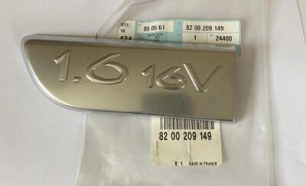 Renault Megane 1.6 V Krom Yazı Sol 2003- Oem No (8200209149) - Image 1
