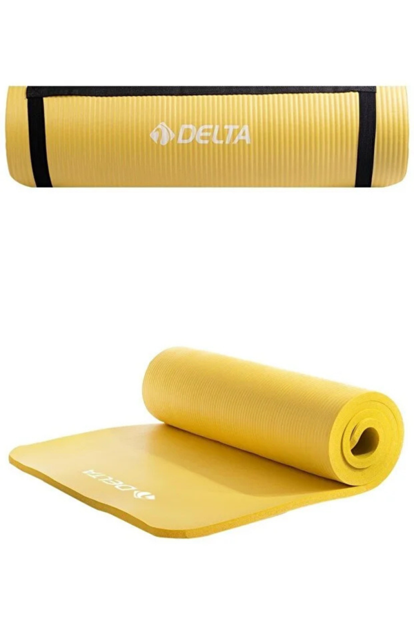 Delta Pilates Minderi Yoga Matı 10mm Sarı TNS 749 - Image 1