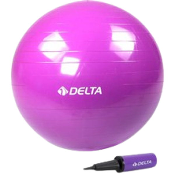 Delta 55 Cm Pilates Topu Mor - Image 1