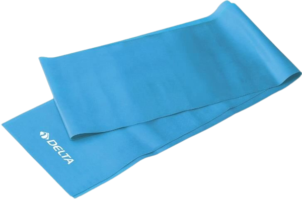 Delta 120x7,5 Sert Mavi Pilates Bandı - Image 1