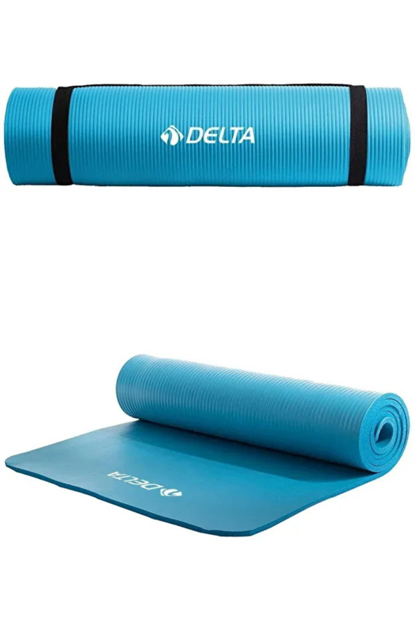 Delta Pilates Minderi Yoga Matı 10mm Mavi TNF 907 - Image 1