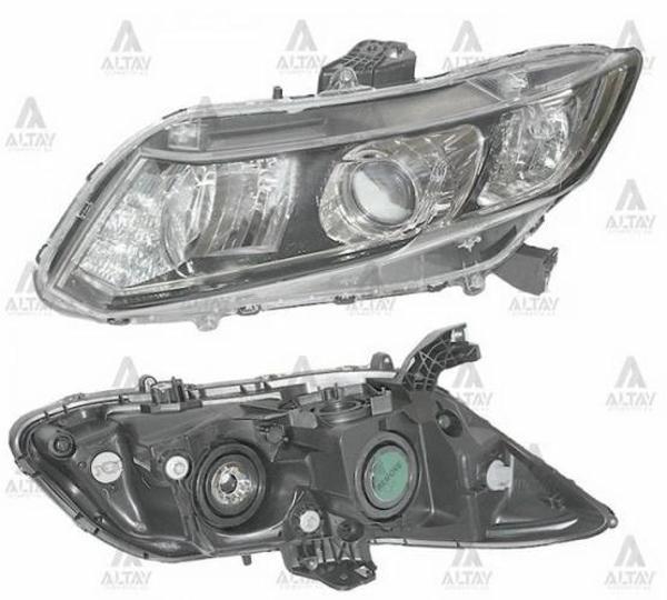 Far Civic 2012-2016 Sedan Elektrikli Siyah Sol (1 Adet) (Oem No: 33150-Tr0-G01) - Image 1