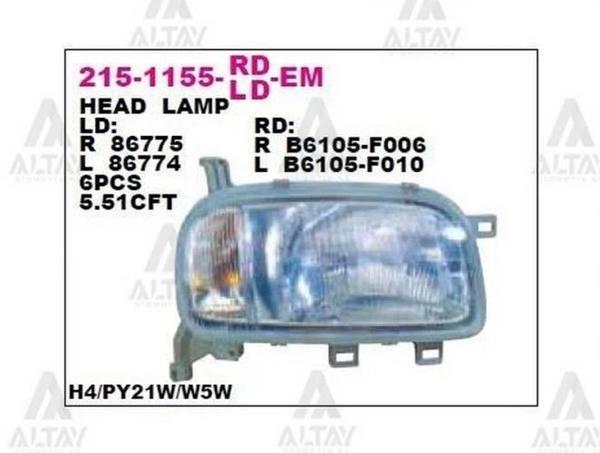 Far Micra  1993-1997 Sol (1 Adet) (Oem No: B6105-F010) - Image 1