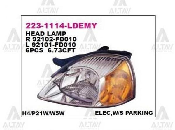 Far Rio 2003-2006 Motorlu Sarı Sağ (1 Adet) (Oem No: 92102-Fd020) - Image 1