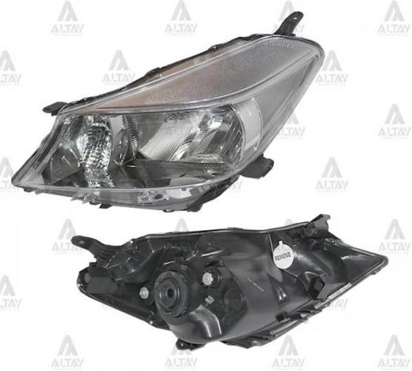 Far Yaris 2011-2013 Elektrikli Siyah Sol (1 Adet) (Oem No: 81170-52D70) - Image 1