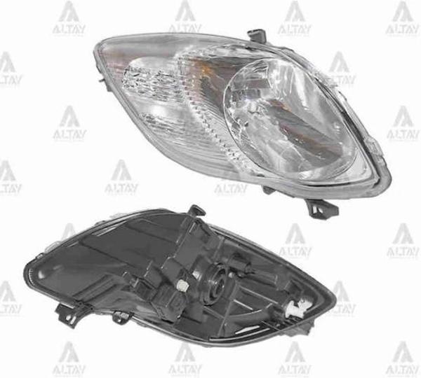 Far Yaris 2009-2010 Motorlu Krom Sol (1 Adet) (Oem No: 81170-0D330) - Image 1