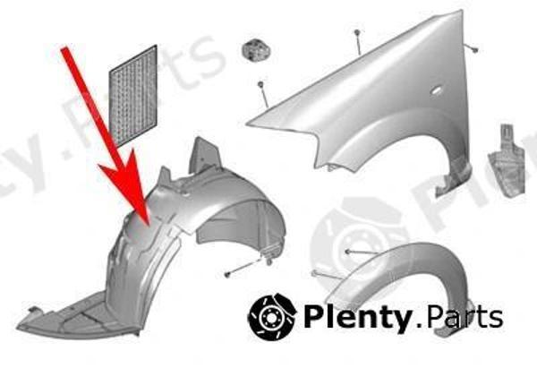 Citroën C3 2003- Çamurluk Davlumbazı Sol Oem No (7136Q7) - Image 1