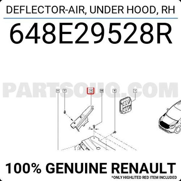 Dacia Dokker Lodgy 2012- Panjur Braketi Sağ Oem No (648E29528R) - Image 1