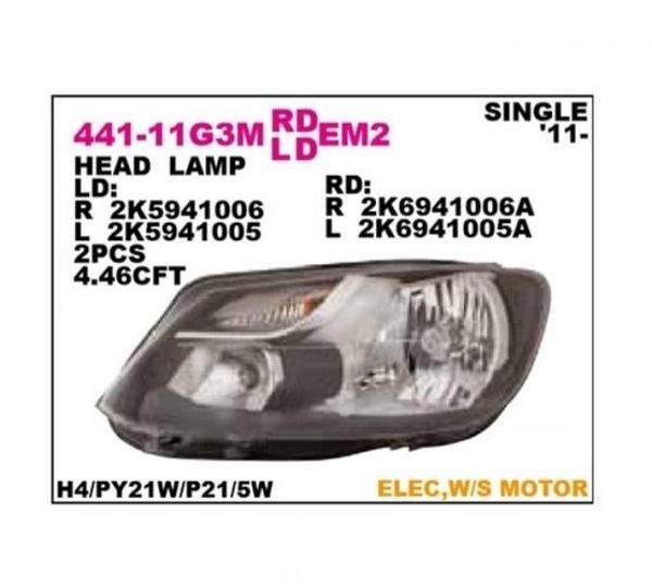 Far Caddy 2010-2015 (H4) Sağ (1 Adet) (Oem No: 2K5941006A) - Image 1