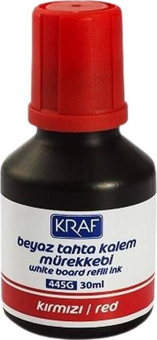Kraf Beyaz Tahta Kalemi Mürekkebi Kırmızı 30 ml - Image 1