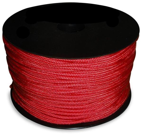 Kırmızı Renkli İskota Halat İp 3 Mm 10 Metre Yelken Mandar Halatı - Image 1