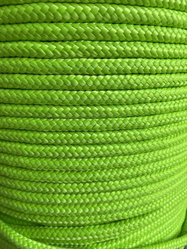 Neon Yeşil İskota Halat İp 8 Mm 10 Metre Yelken Mandar Halatı - Image 1