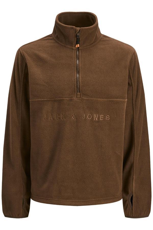 Jack & Jones JJALPES Half Zip Fleece Jacket – Erkek Polar Mont  - Image 1