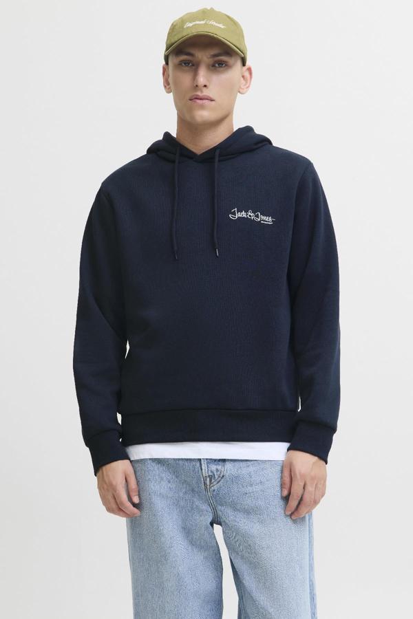Erkek Jack & Jones JJYUKI Front Sweat Hood – Kapüşonlu, Yumuşak Kumaş, Rahat Kesim, Günlük Kullanıma Uygun Sweatshirt  - Image 1