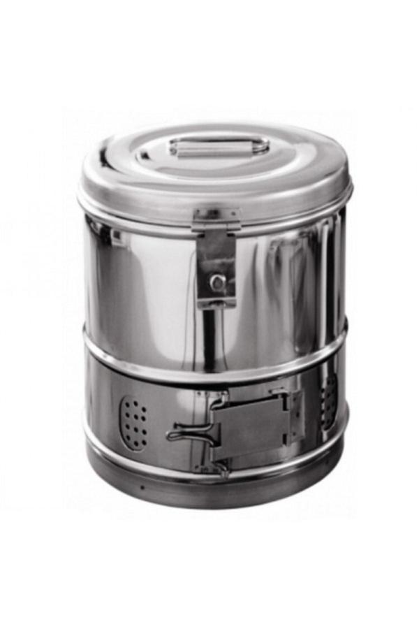 Medikal Tromel 19 X 19 Cm - Sterilizasyon Için - Image 1