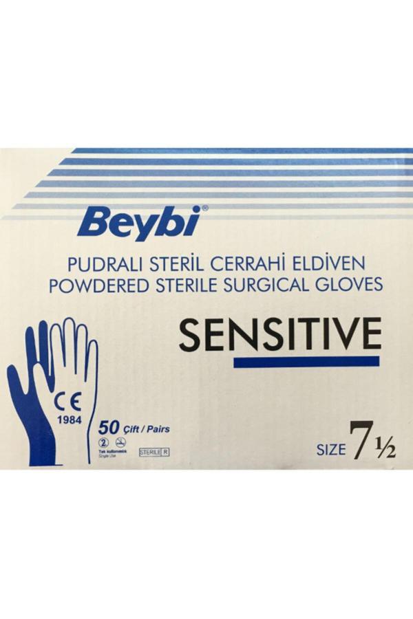 Medmedıkal Beybi Steril Eldiven Pudralı No:7.5 - Image 1