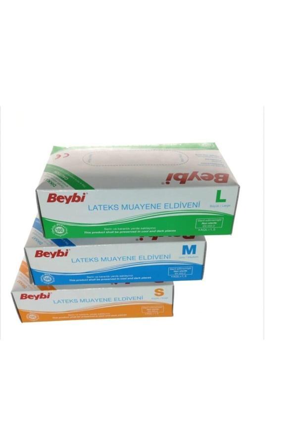 Beybi Lateks Pudralı Muayene Eldiveni - Image 1